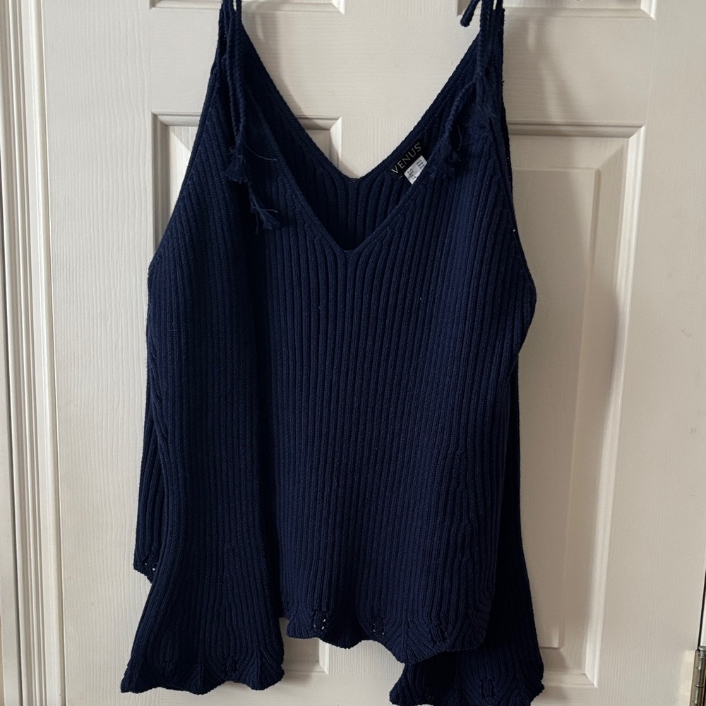 Venus Navy Blue Women's Top